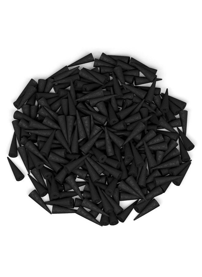 Plant Guru 100 Unscented Charcoal Incense Cones 2" Backflow 100% Natural Blanks Great For Diy Aromatherapy Incense Making Waterfall Burner And Holder  - Image 1