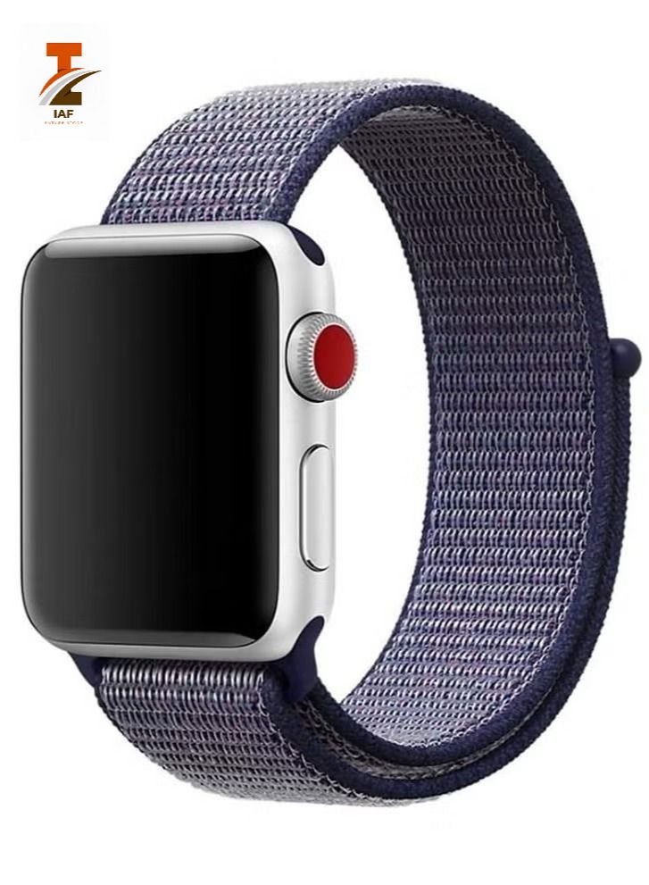 إيف سوار رياضي من النايلون لساعة أبل 45 مم 44 مم 42 مم ، حزام بديل ناعم لسلسلة iWatch 7/6 / SE / 5/4/3/2/1
