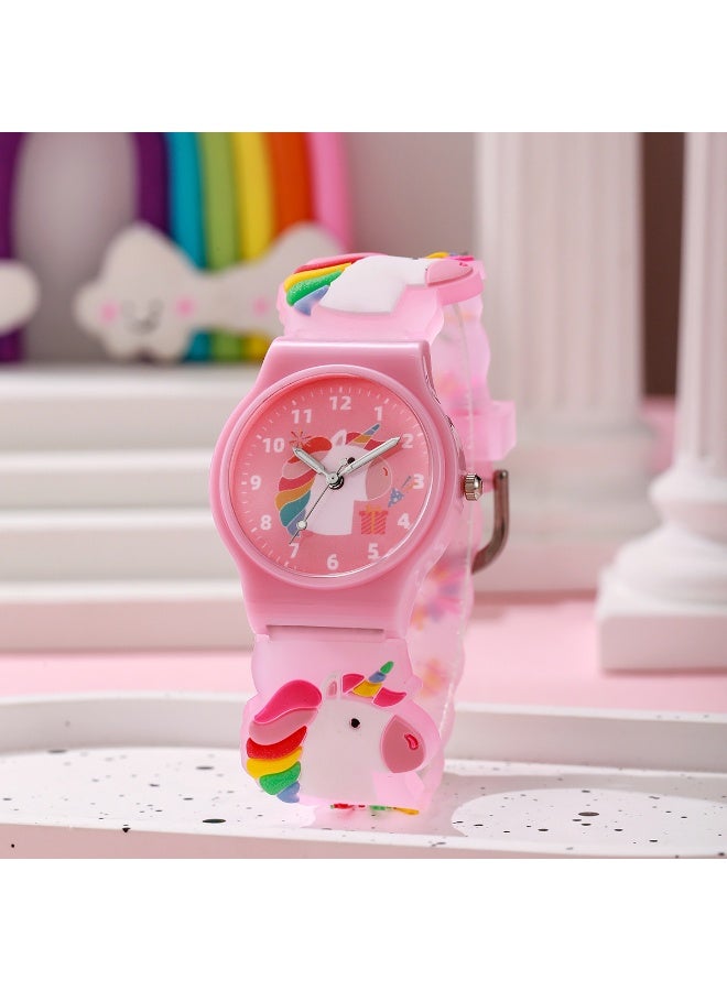 Mark Fairwhale Colored Unicorn Plastic With Quartz Watch 