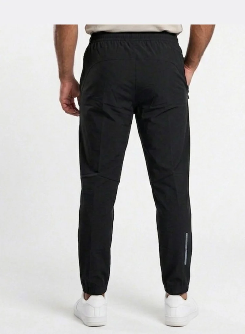 Prima Ace Men's Workout Joggers for Gym Black