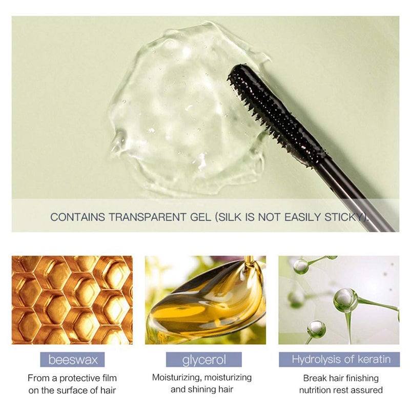 QiBest Hair Finishing Sticks, 3 Pack Ã— 18ML Small Broken Hair Styling Gel for Flyaway Hairs, Natural Moisturizing Refreshing and Non-Greasy, Shiny on Party, Wedding, Award, Interview - Image 5