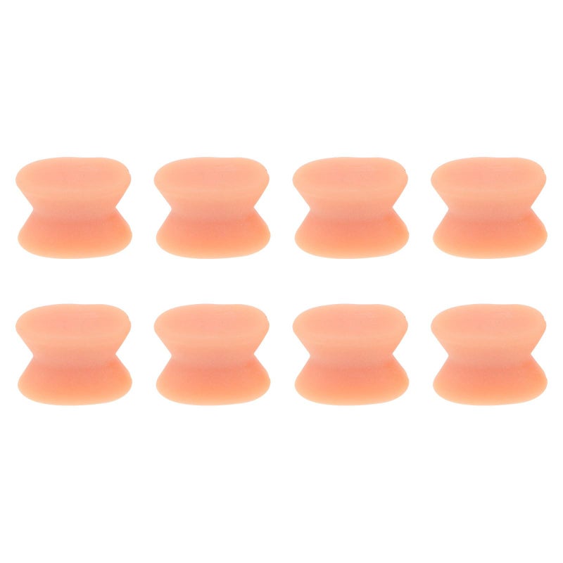 Light Brown Toe Corrector Straightener 8pcs For Bunion Relief And Foot Alignment Support - Image 2