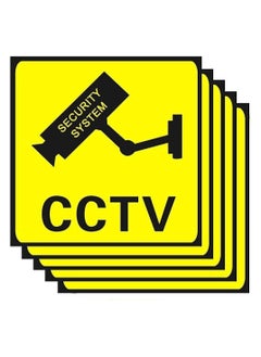 CCTV Camera Sticker Warning Signs (5pcs, Size 11x11cm), Self Adhesive Indoor Surveillance Stickers Waterproof for Home Office Shop Car Truck Bus - pzsku/Z3ADBA8FCFCAE0CEBC10DZ/45/_/1657635470/6ff6a2a4-7d2c-4984-96d1-1658ebc08c75