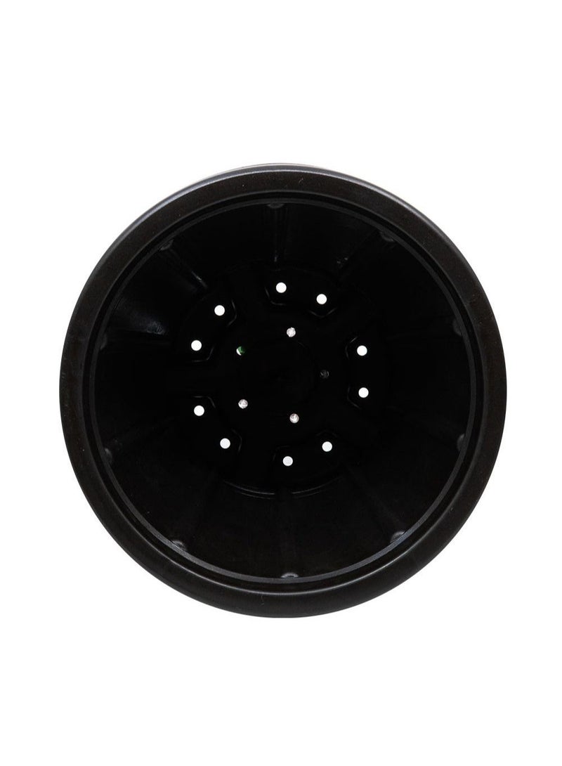 Cosmoplast وعاء خشبي من كوزموبلاست مع صينية مقاس 6 بوصات باللون الأسود  - Image 4
