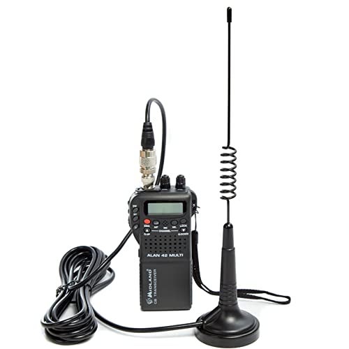 LUITON Cobra 14 Inch CB Antenna - Magnetic Mount, PL259 & BNC Compatible, Fits Cobra, Midland, Uniden, President Radios - Image 4