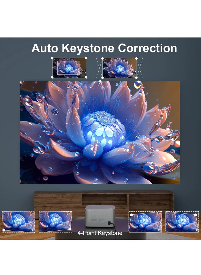 Joshberg HY350  Projector Android 11 Portable Projector 1920*1080P full HD 4K Wireless Android Wifi Smart Projectors - Image 4