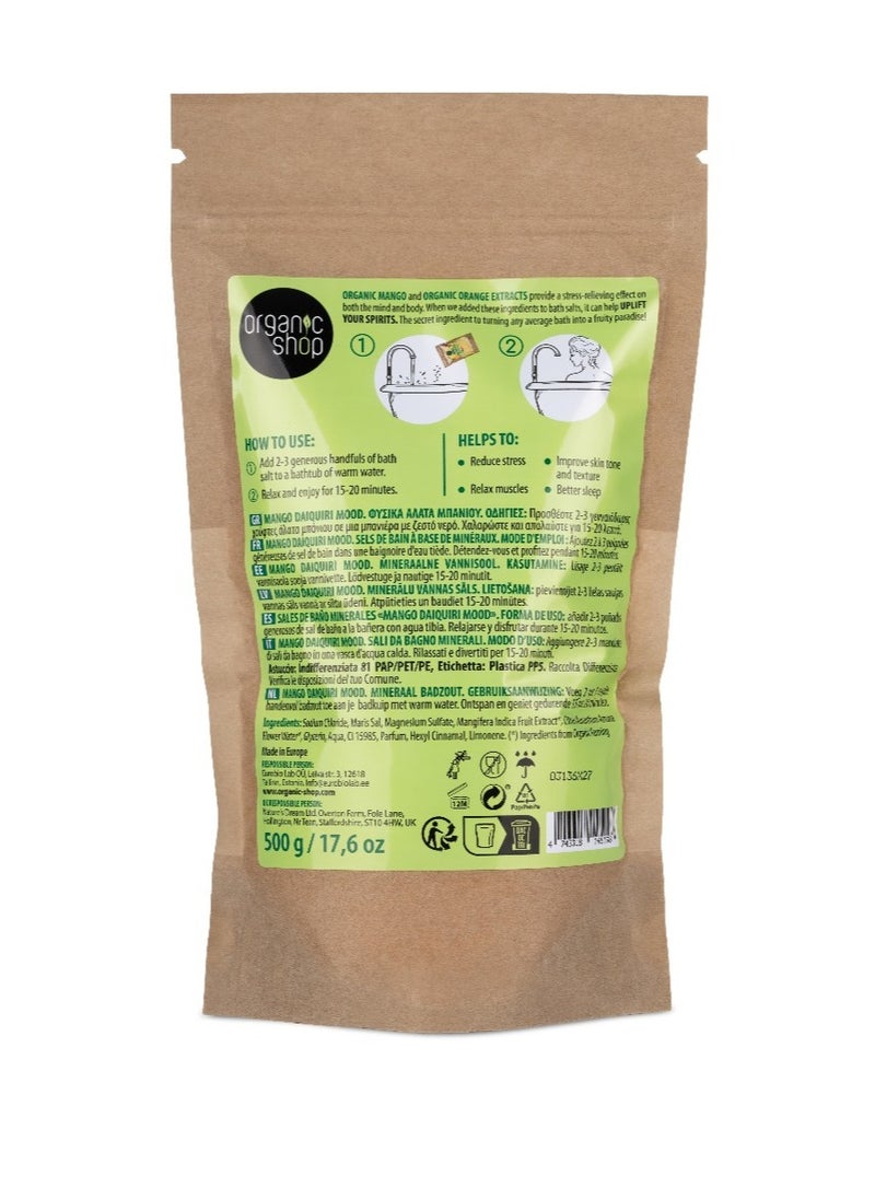 Organic Shop Organic Shop Mango Daiquiri Mood. Mineral Bath Salt, 500 g  - Image 2