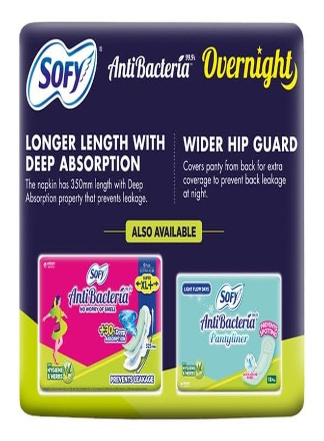 Sofy Anti Bacteria Overnight Extra Long Sanitary Pads, XX-Large, Pack of 40 - Image 2