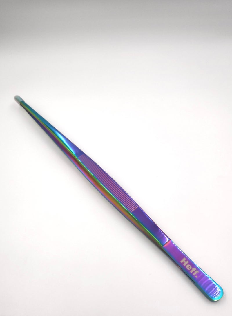 Heff 8 inch Straight Tweezer (Metallic Rainbow) - Image 2