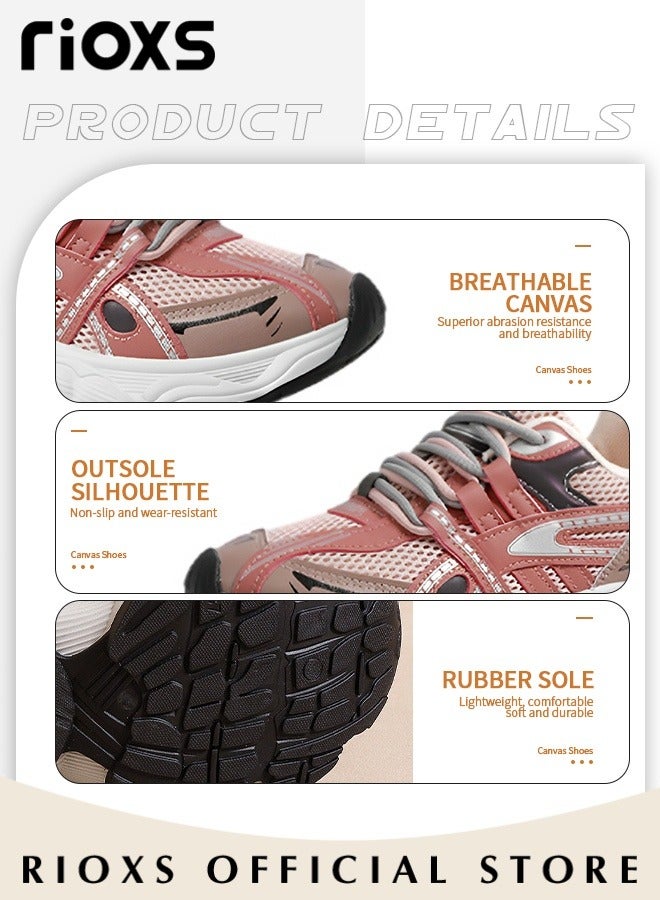 RIOXS Women's Sports Shoes,Mesh Breathable Platform Sneakers,Casual Fashion Athletic Shoes,Ladies Trainers Low Top Sneaker,Non-slip Fitness Shoes For Jogging Walking Running  - Image 5