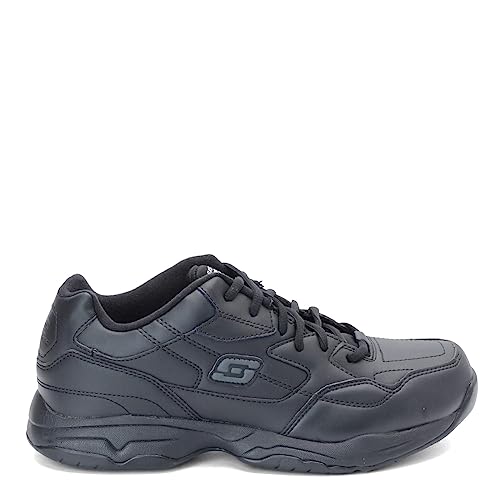 Skechers for Work Men's Felton Shoe, Black, 8.5W US - Image 3