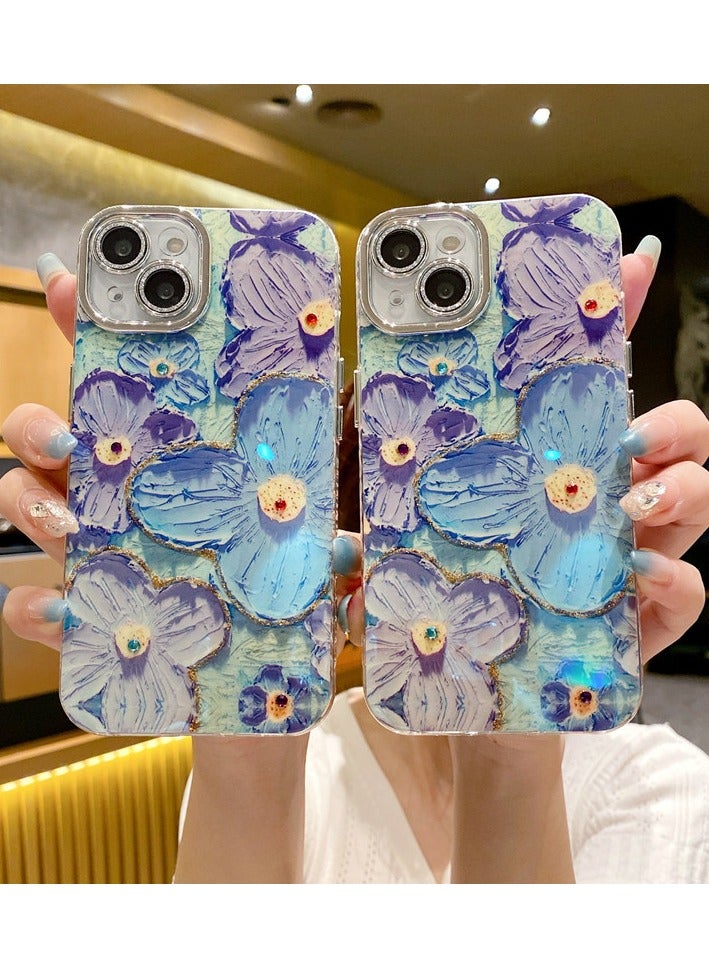 Floral iPhone 14 pro max  Case, Non-Yellow Protective Phone Cover, Shockproof Back Cover for iPhone 14 pro max - Image 2