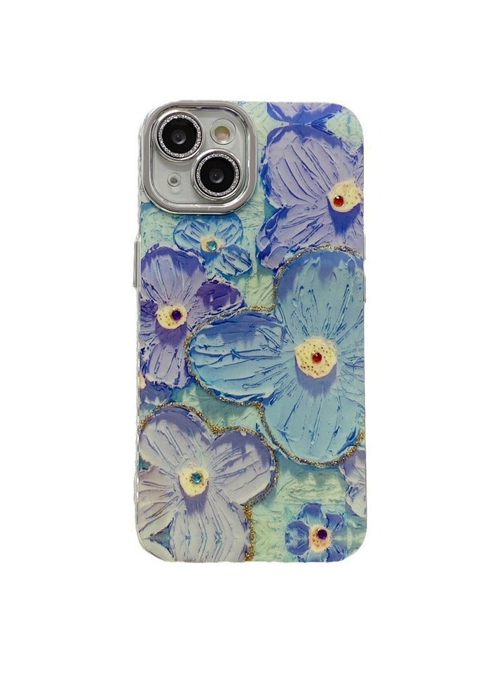 Floral iPhone 14 pro max  Case, Non-Yellow Protective Phone Cover, Shockproof Back Cover for iPhone 14 pro max - Image 1