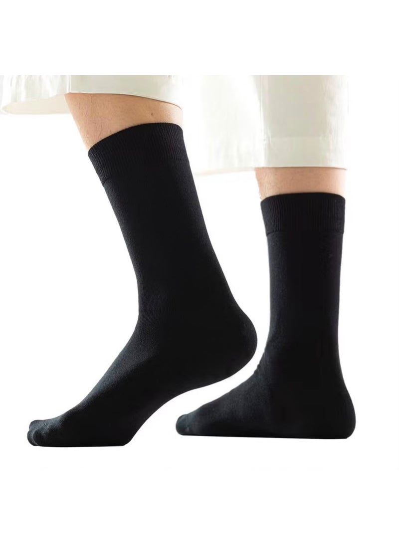 Men's formal socks made of soft, luxurious, stretchy material, Spanish made (black) - Image 2