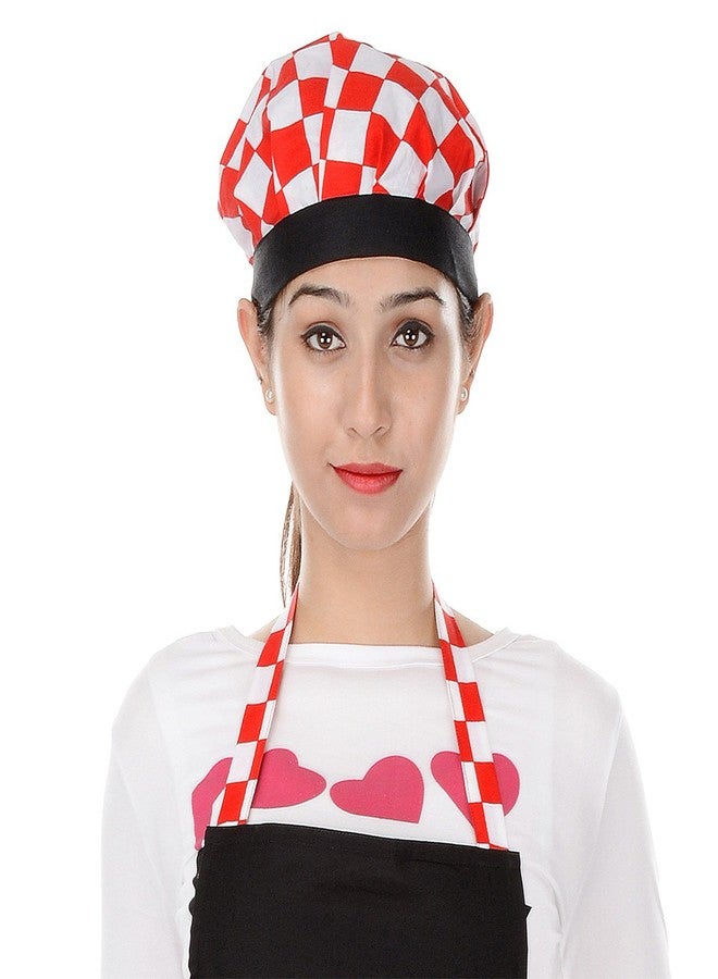 Switchon مريلة مطبخ متعددة الاستخدامات مقاومة للماء من Switchon مع قبعة قطنية مطبوعة - مقاس حر - Image 3