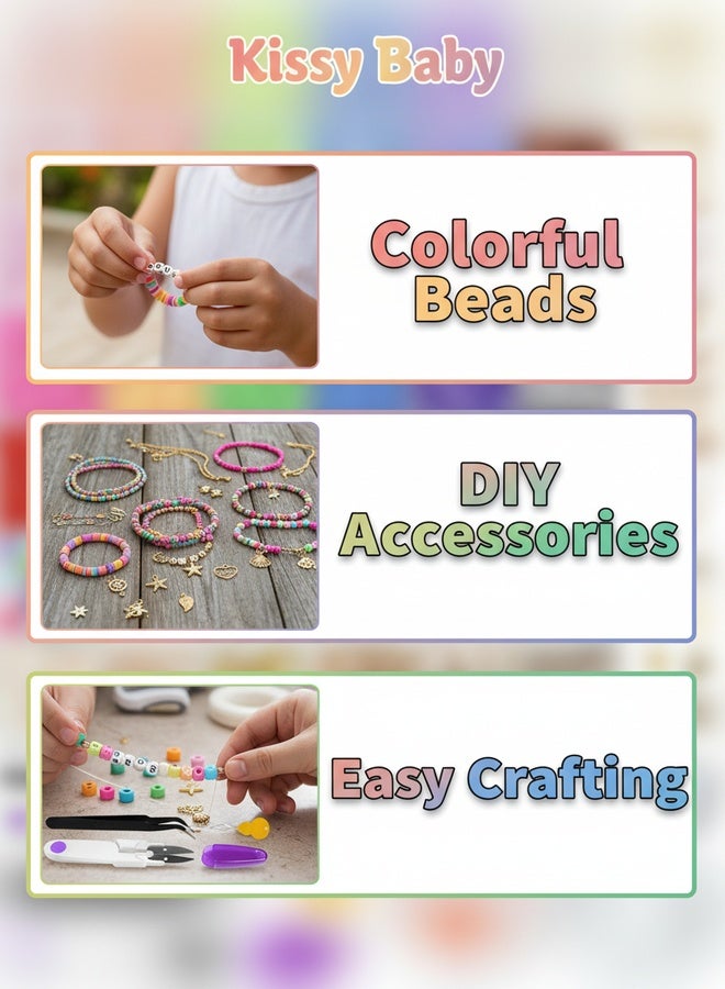 Kissy Baby Bead Bracelet Material Loose Bead Bracelet Accessories Bead Bead DIY Soft Ceramic Set - Image 2
