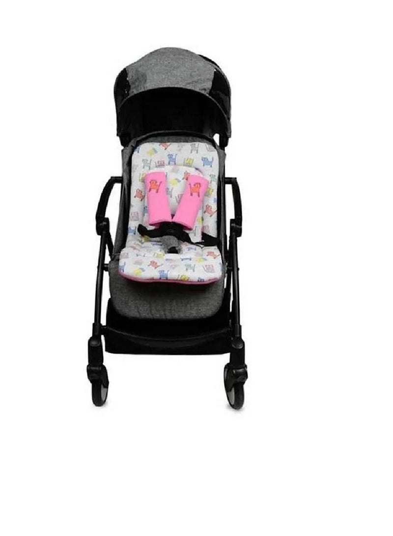 UBEYBI Stroller Cushion Set - Pink - Image 4