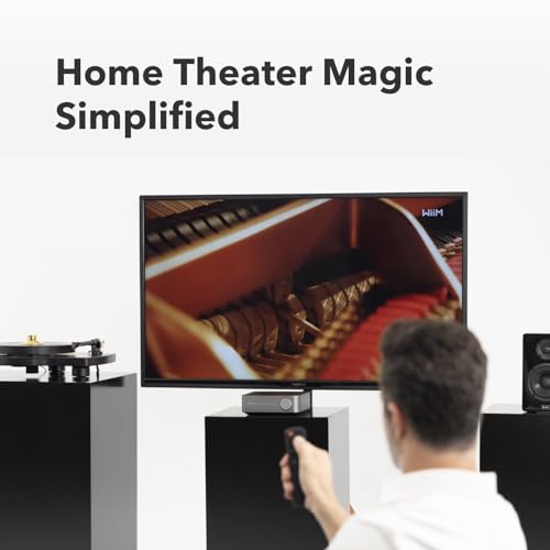 WiiM وييم أمب برو: مضخم صوت متعدد الغرف | متوافق مع جوجل كاست، أليكسا | HDMI، تحكم صوتي | بث من سبوتيفاي، أمازون ميوزك، تيدال والمزيد - رمادي داكن - Image 5