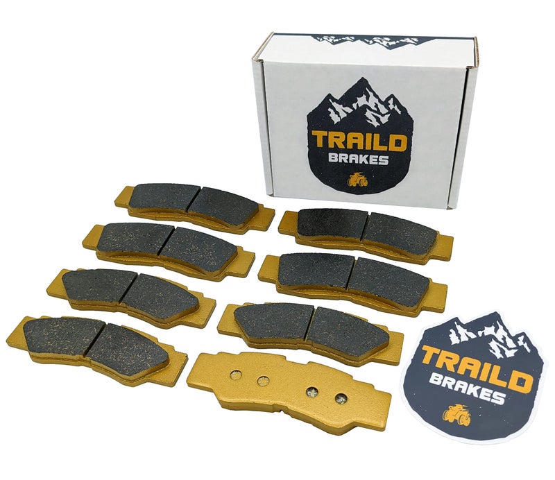 Traild Ceramic Brake Pad Set for Yamaha Wolverine RMAX2RMAX4 20212024 Front  Rear