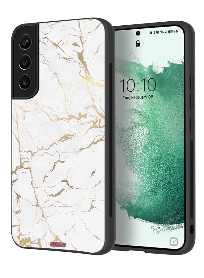 Tolwak Samsung Galaxy S22 5G Protective Case Cover Marble Pattern - Image 1