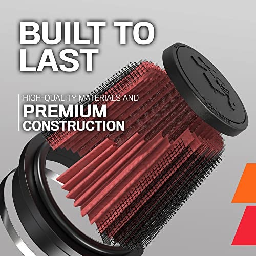 K+N K&N High-Flow Original Lifetime Universal Clamp-On Air Filter: Performance, Premium, Washable: Flange Diameter: 4 In, Filter Height: 5.5 In, Flange Length: 1.125 In, Shape: Round Tapered, RG-1001BL - Image 5