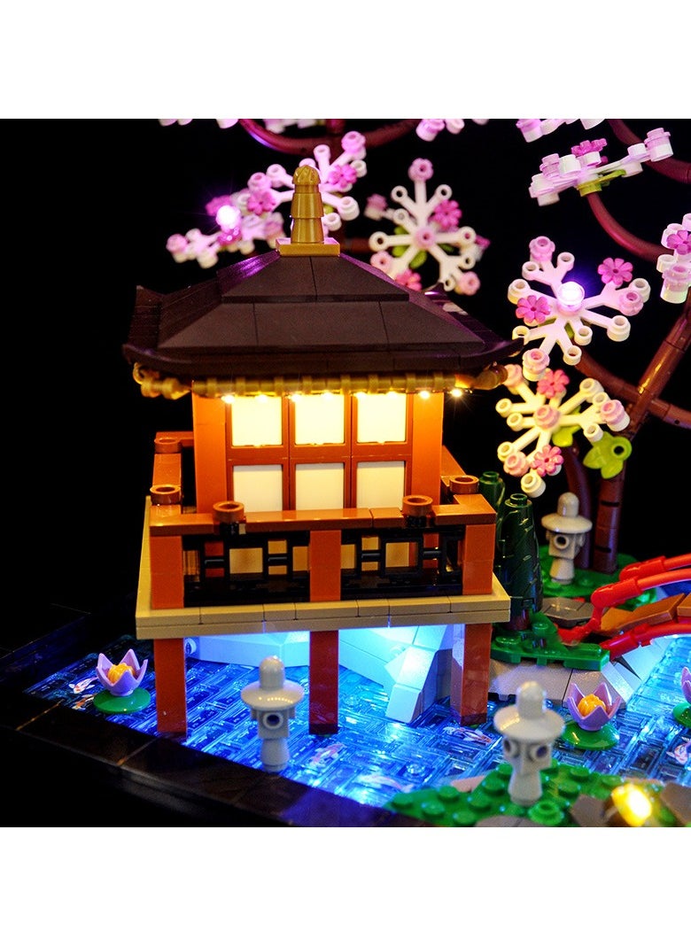 BRIXSPARK BRIXSPARK LED Light for Lego-10315 Icons Tranquil Garden Building Blocks Model (Lego Set NOT Included)  - Image 2