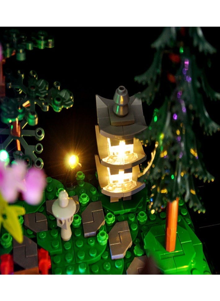 BRIXSPARK BRIXSPARK LED Light for Lego-10315 Icons Tranquil Garden Building Blocks Model (Lego Set NOT Included)  - Image 3