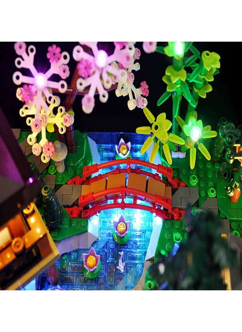 BRIXSPARK BRIXSPARK LED Light for Lego-10315 Icons Tranquil Garden Building Blocks Model (Lego Set NOT Included)  - Image 4