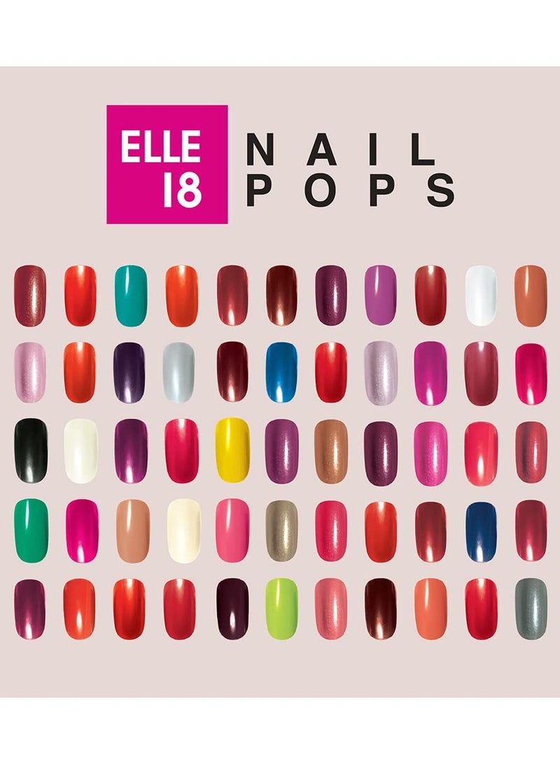 Elle 18 NAIL POPS reddish brown - Image 5