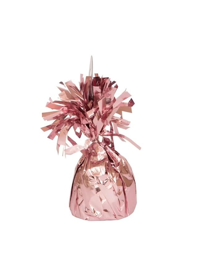 Unique Foil Tassels Balloon Weight - Pink - Image 1