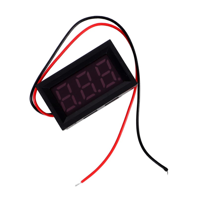 ميني فولتميتر رقمي DC 3.5V 30V شاشة LED عرض الجهد المدمج قطعتان - Image 2