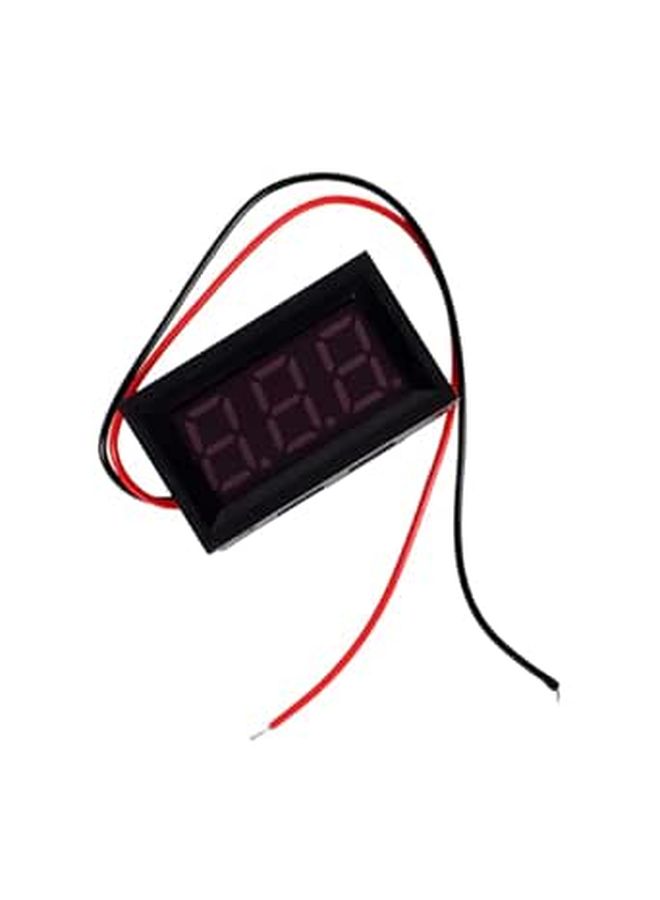 ميني فولتميتر رقمي DC 3.5V 30V شاشة LED عرض الجهد المدمج قطعتان - Image 1