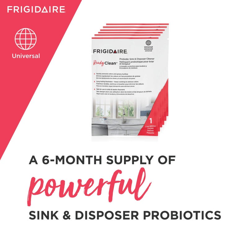 Frigidaire 10FFPROS02 ReadyClean Probiotic Sink & Disposer Cleaner, 6 Treatments - Image 2