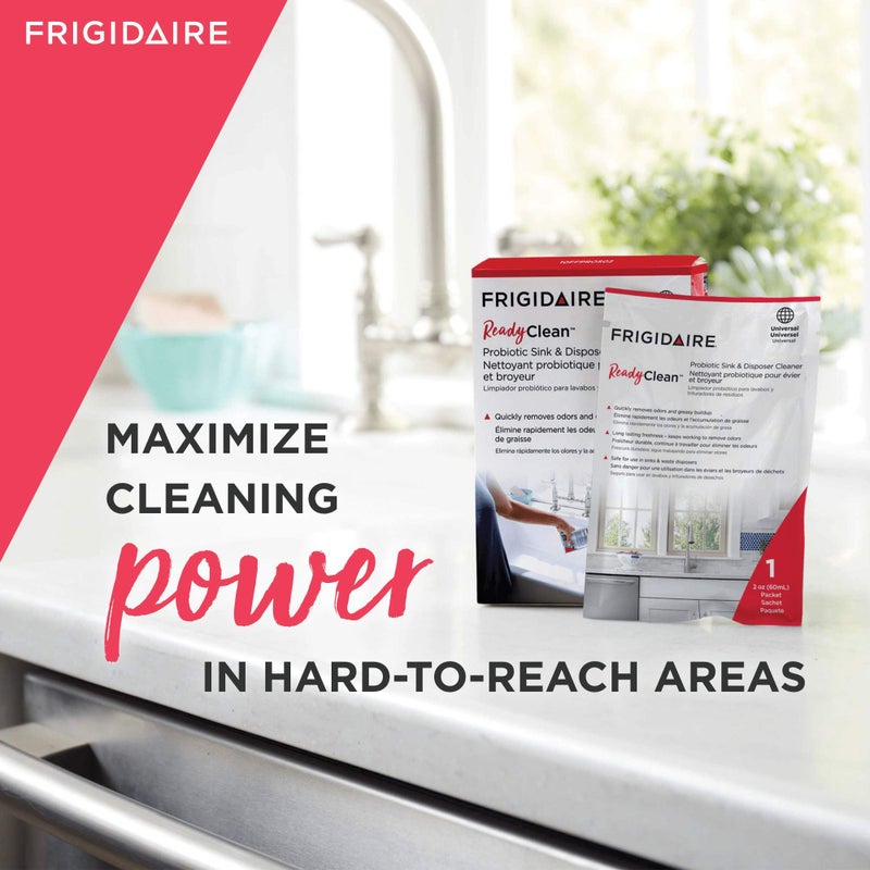 Frigidaire 10FFPROS02 ReadyClean Probiotic Sink & Disposer Cleaner, 6 Treatments - Image 5