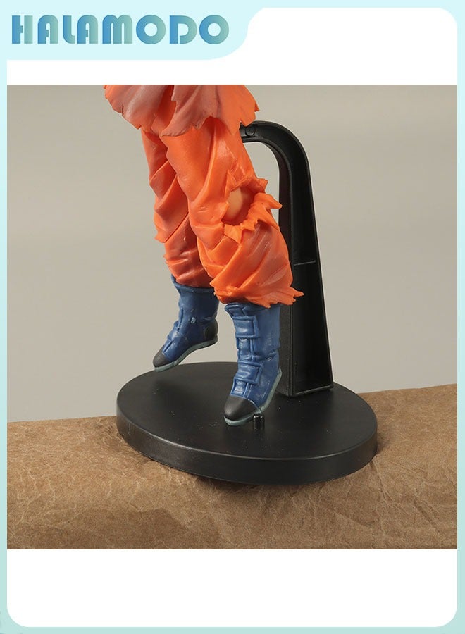 HALAMODO Dragon Ball Super Saiyan Silver-haired Goku in Ultra Instinct Sign, 24cm Figure, Perfect Birthday Gift and Stunning Desktop & PC Case Decoration  - Image 4