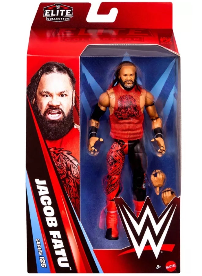 WWE Elite Jacob Fatu 6 Inch Action Figure - Image 4