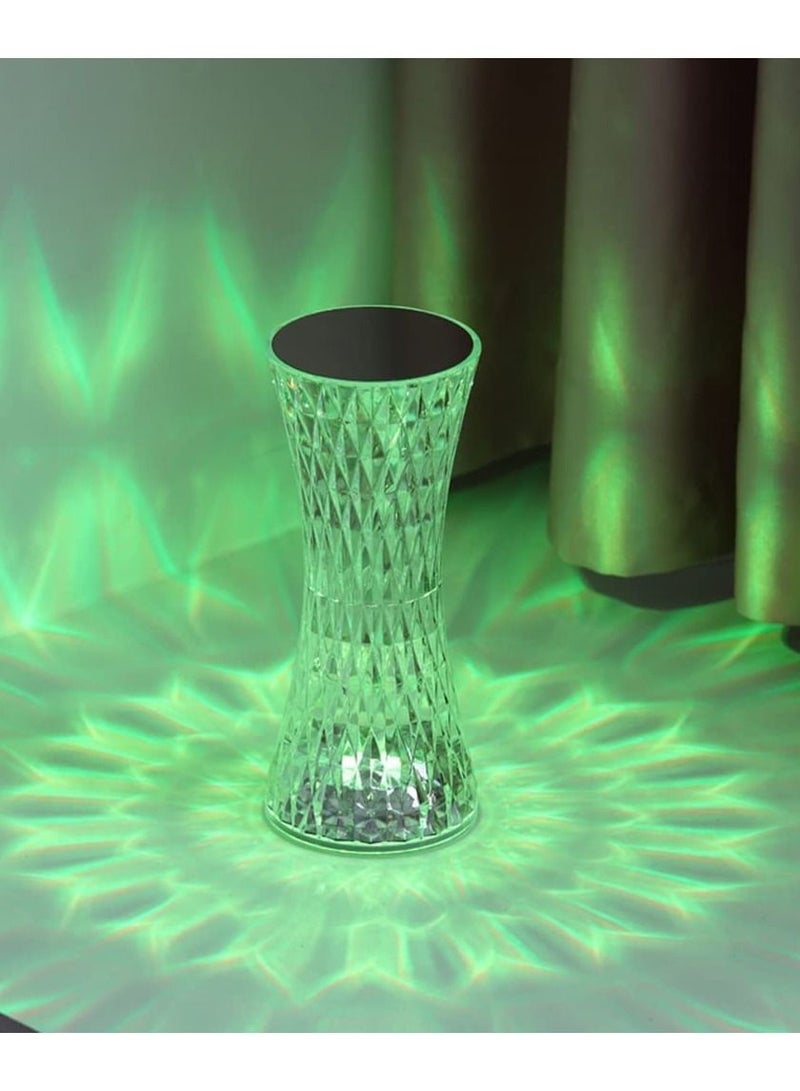 DubaiGallery Rechargeable Air Humidifier Crystal Lamp 6 Colors Touch Diamond Rose Lamp Aromatherapy Humidifiers Diffusers Romantic Humificador  - Image 3