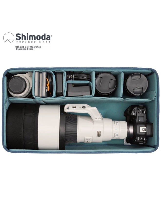 Shimoda Camera Bag Inner Liner, Telephoto Lens 600mm Mount 1200mm Prime Outdoor Bird Shooting Cannon Bag, X70hdv2 Compatible With Extra Large Dv Inner Liner, 520-248 - Image 1