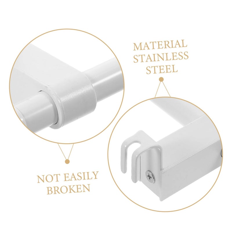 Adjustable Stainless Steel Towel Rack Clothes Drying Hanger for Bathroom and Laundry Room - Image 4