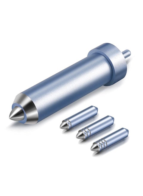 3 in 1 Foil Transfer Kit, Foil Transfer Tool Replacement, Suitable for Maker /3, Explore, Explore One & Explore Air 2/3, Including Fine, Medium, Bold Blades (Blue)