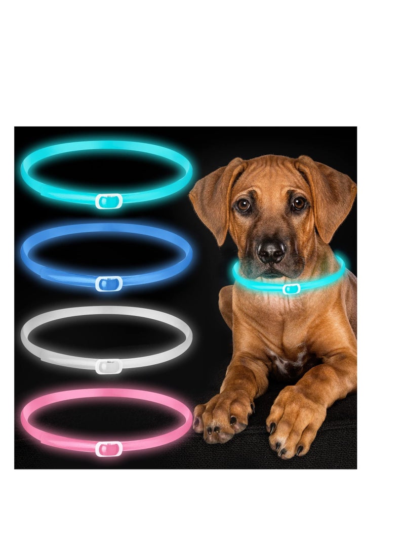 Excefore Calming Collar for Dogs, 4 Pcs Anxiety Relief Dog Pheromone Collar, Puppy Collar for Relief Anxiety or Stress, 25 Inch Adjustable Relaxing Comfortable Collar, for Small Medium Large Dog - Image 1