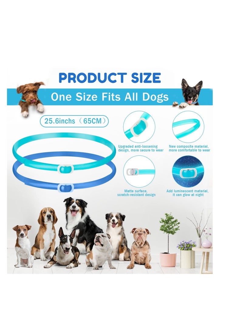 Excefore Calming Collar for Dogs, 4 Pcs Anxiety Relief Dog Pheromone Collar, Puppy Collar for Relief Anxiety or Stress, 25 Inch Adjustable Relaxing Comfortable Collar, for Small Medium Large Dog - Image 2