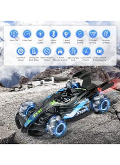 Generic Remote Control Car, Hand Gesture Sensing RC Stunt Car with Light Spray & Sound, 2.4Ghz 360° Rotation 4WD RC Drift Car High Speed RC Race Car, Electric Rechargeable RC Cars for Teens and Adults  - Image 2