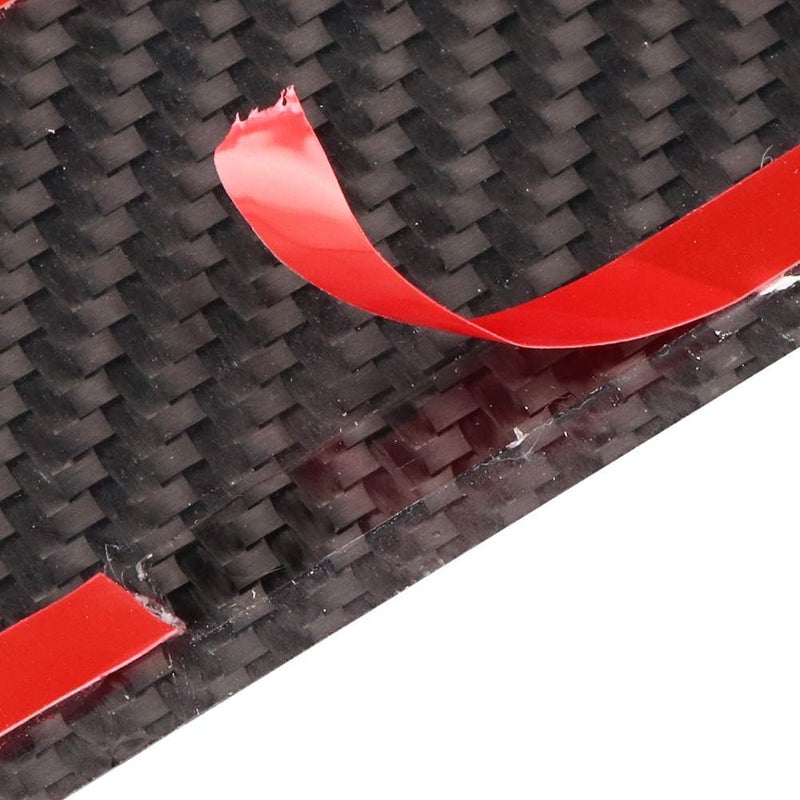 Carbon Fiber Center Control Panel Cover Frame, 3pcs Decorative Trim for 2017-2020 - Real Material, Glossy Finish, Interior Styling Upgrade - Image 4
