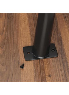 MOMENT Irregular Coffee Table, With Heightening Edges & 4 Metal Legs, Arc Corner Design - Anti-Collision, For Living Room, Office, Balcony  - Image 5
