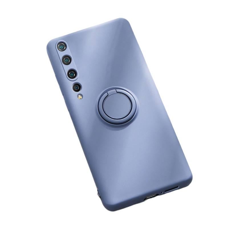 Silicone Protective Case for Redmi Note 10 with Kickstand and Drop Protection plus Shockproof plus Anti-Fingerprint in Lavender - Image 1
