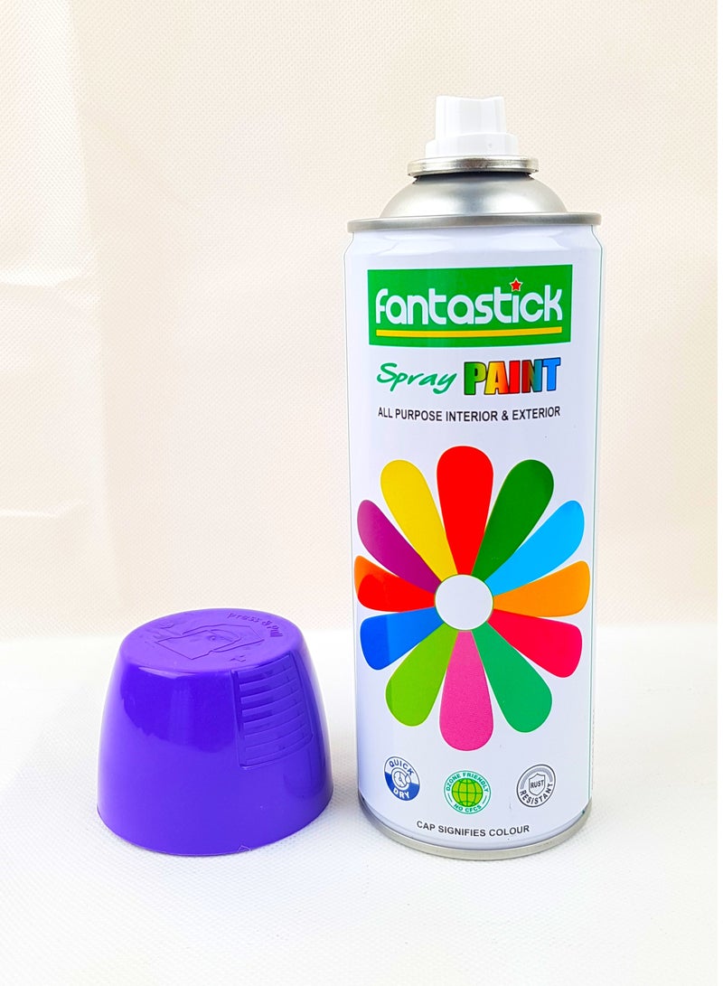 Fantastick 400ml All Purpose Spray Paint Violet Colour - Image 2