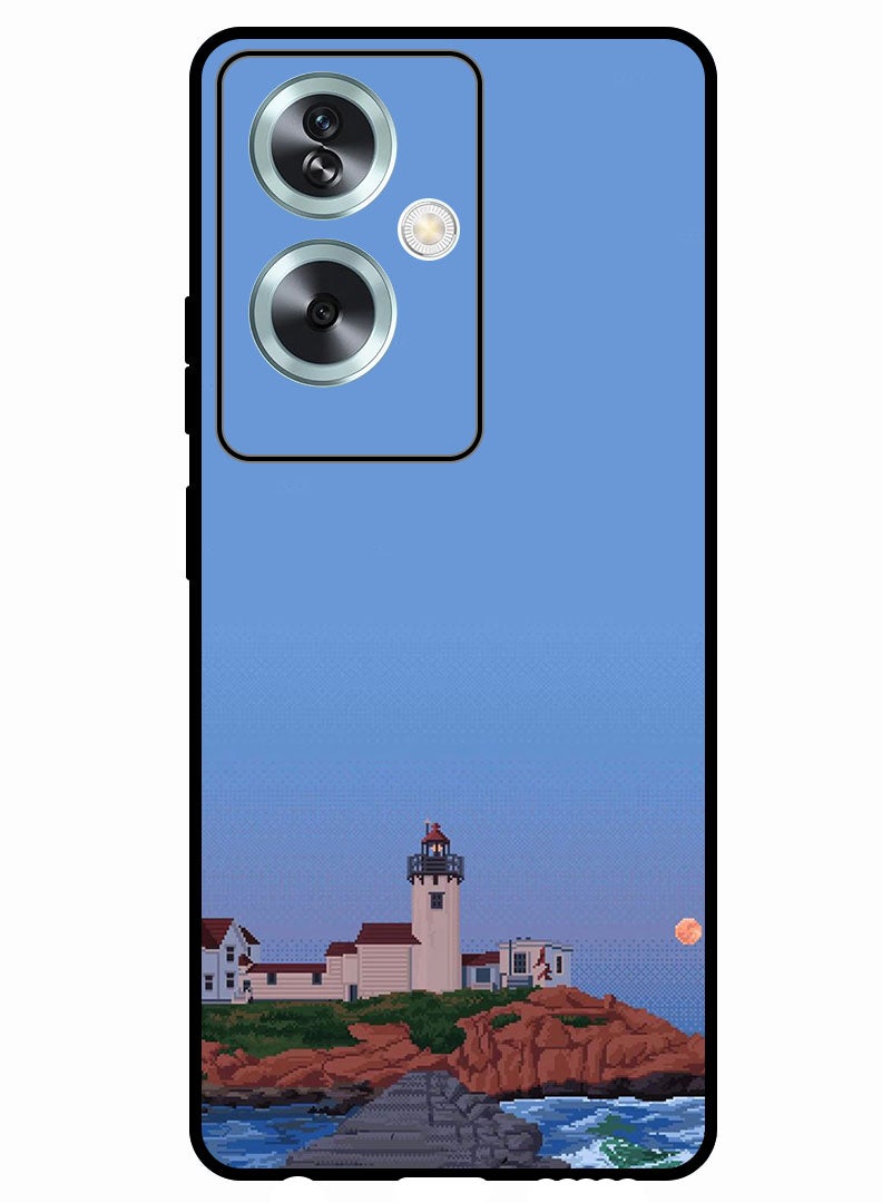 Theodor Protective Case Anti Scratch Shock Proof Bumper Cover For Oppo A79 5G Light house - Image 1