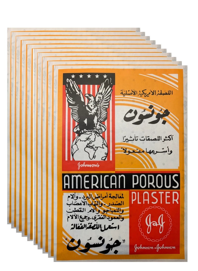 Johnson & Johnson American Porous Adhesive Plaster For Pain Relief Pain Relieving Patch for Back Pain Joint And Muscle - Image 1