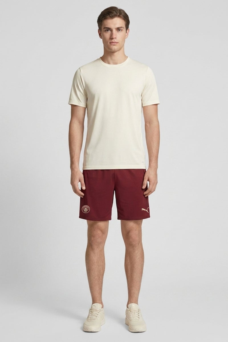 PUMA Men Sportswear Fit Manchester City Football Shorts, Maroon - Image 2